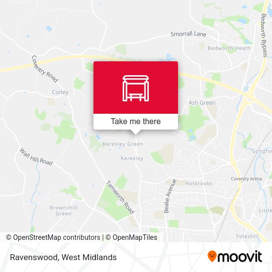 Ravenswood map