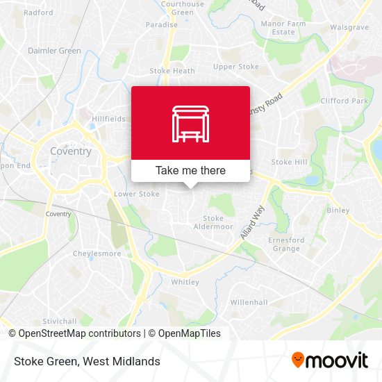 Stoke Green map