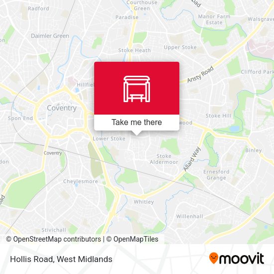 Hollis Road map