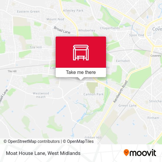Moat House Lane map