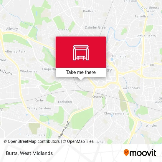 Butts map