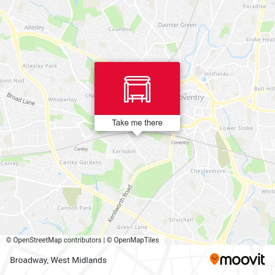 Broadway map
