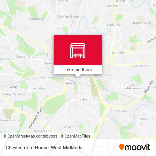 Cheylesmore House map