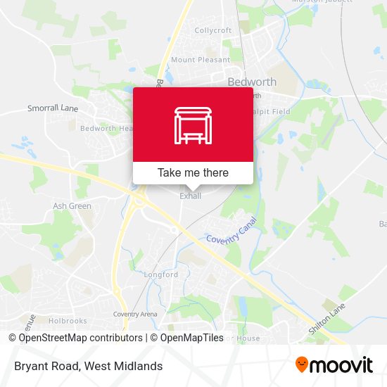 Bryant Road map