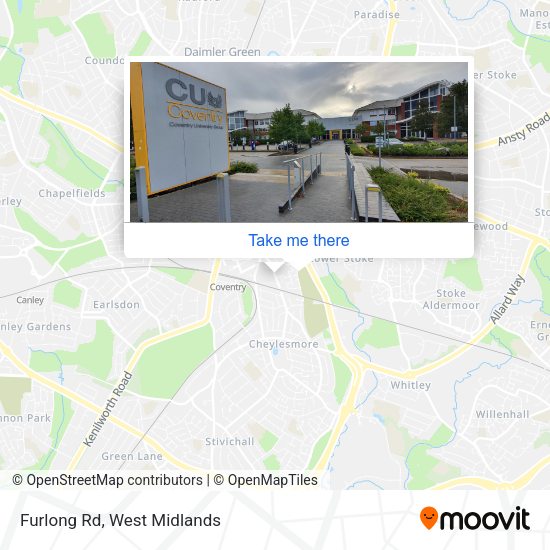 Furlong Rd map