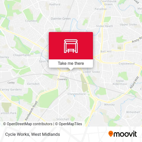 Cycle Works map
