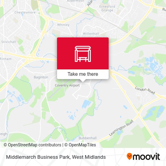 Middlemarch Business Park map