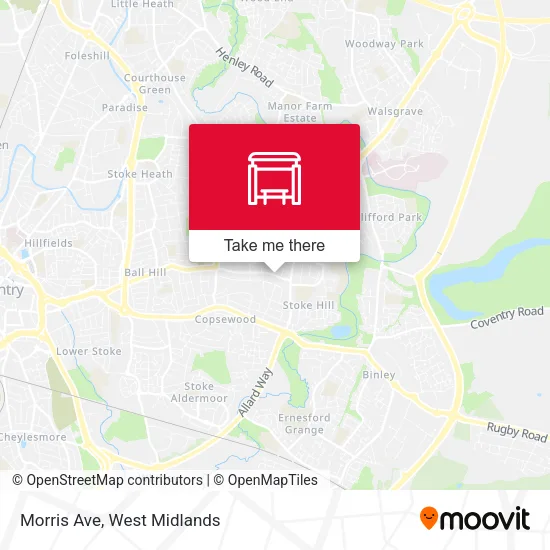 Morris Ave map