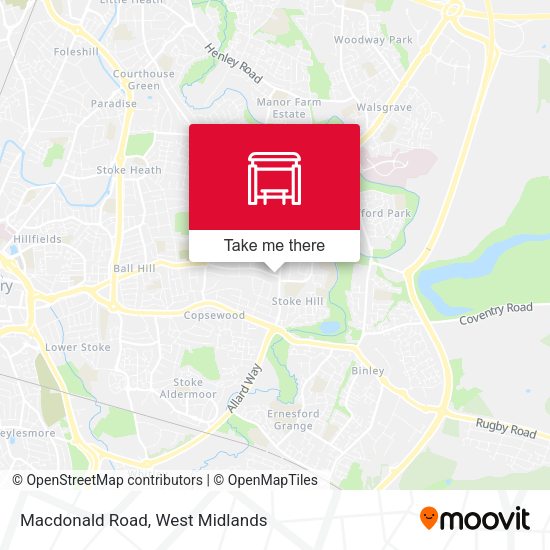 Macdonald Road map