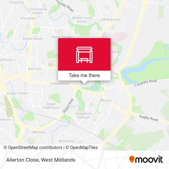 Allerton Close map