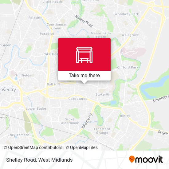 Shelley Road map