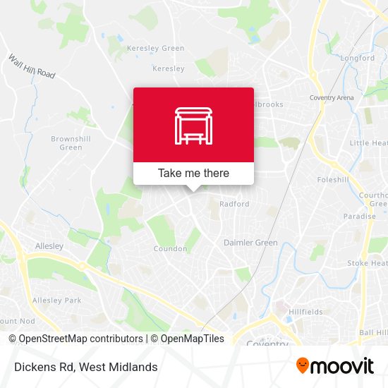 Dickens Rd map