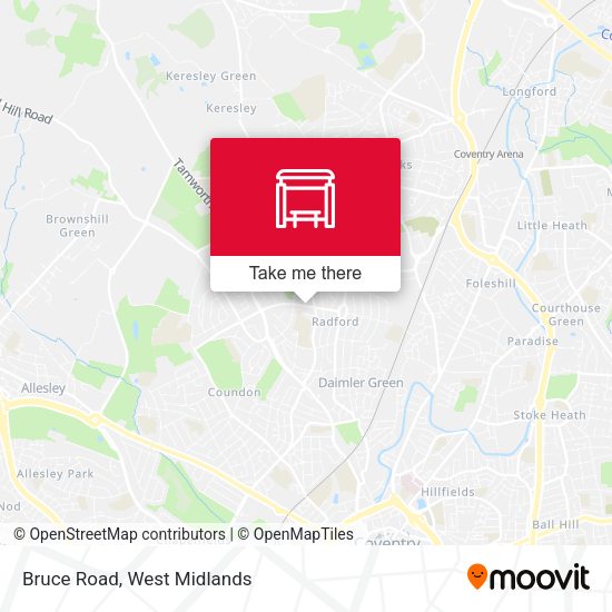 Bruce Road map