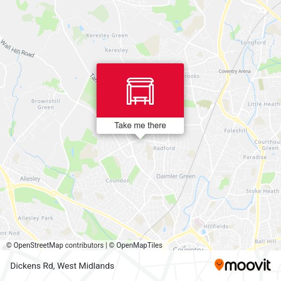 Dickens Rd map