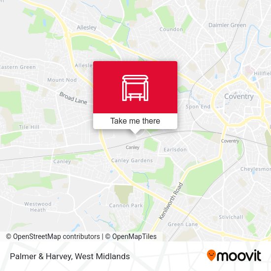 Palmer & Harvey map