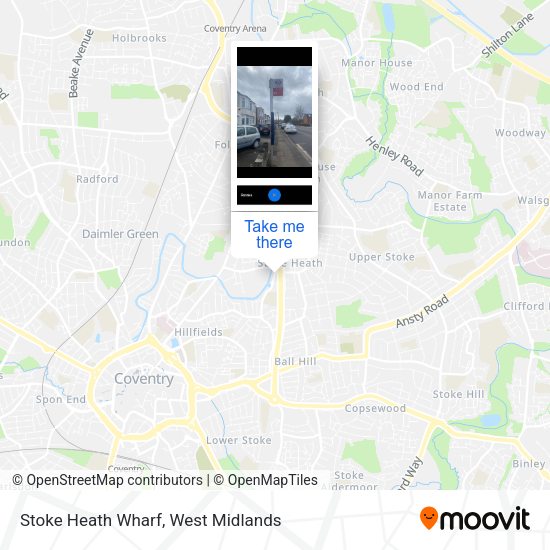Stoke Heath Wharf map