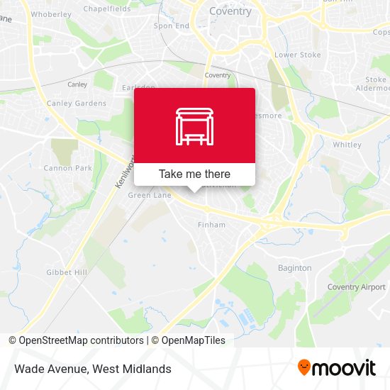 Wade Avenue map