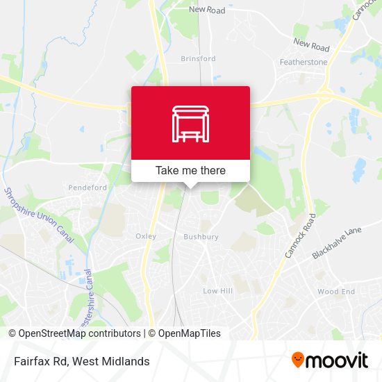 Fairfax Rd map