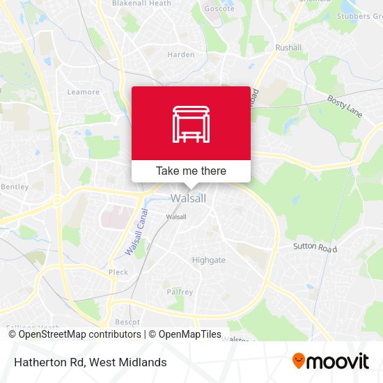 Hatherton Rd map