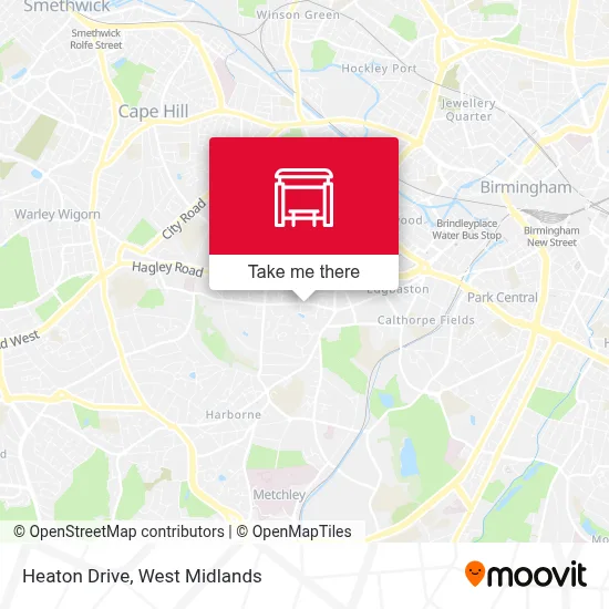 Heaton Drive map