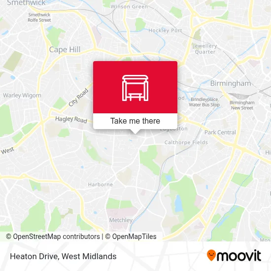 Heaton Drive map