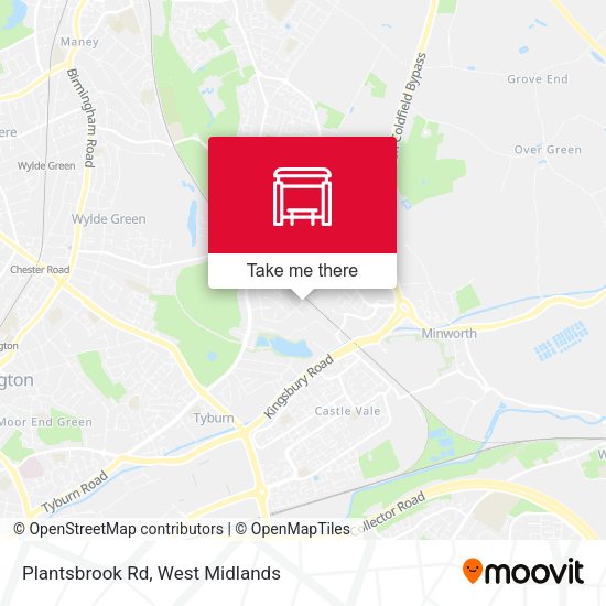 Plantsbrook Rd map