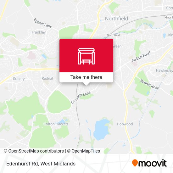 Edenhurst Rd map