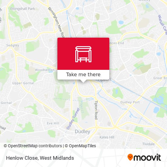 Henlow Close map