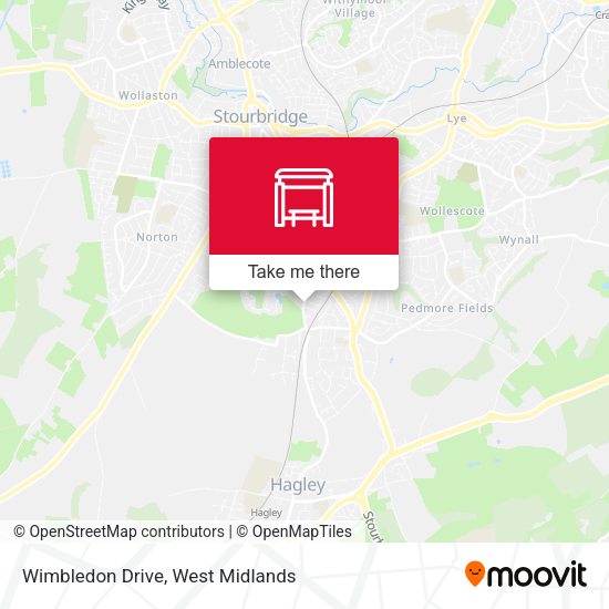 Wimbledon Drive map