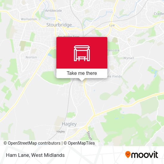 Ham Lane map