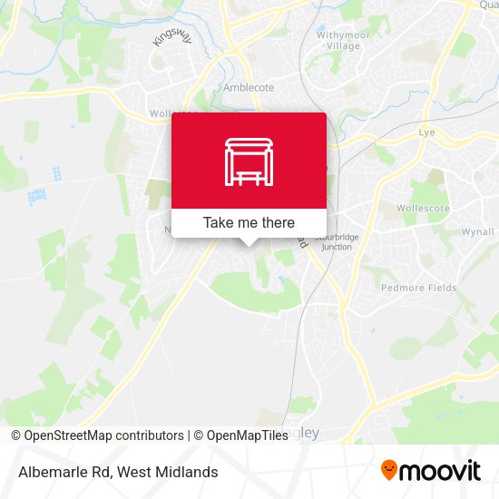 Albemarle Rd map