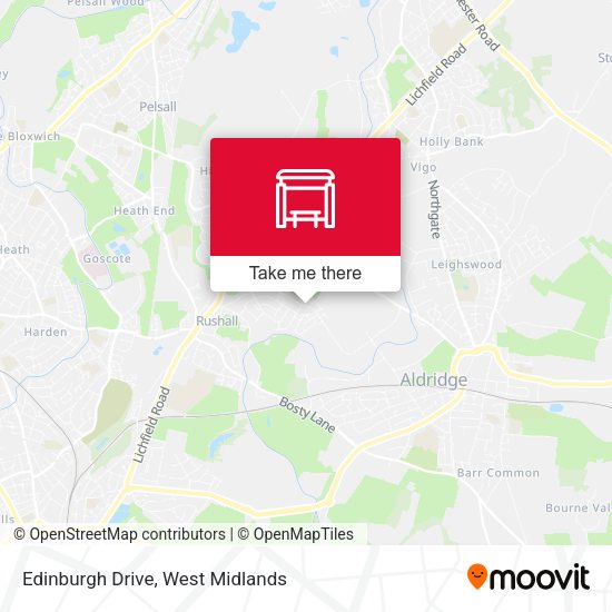 Edinburgh Drive map