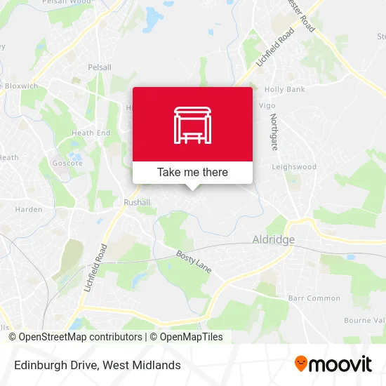 Edinburgh Drive map
