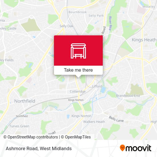 Ashmore Road map