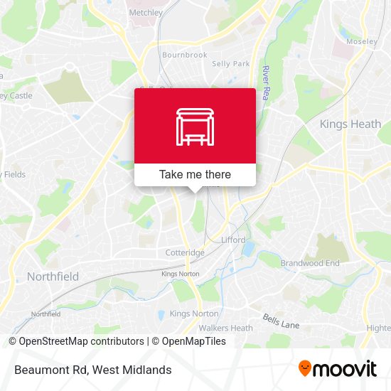 Beaumont Rd map