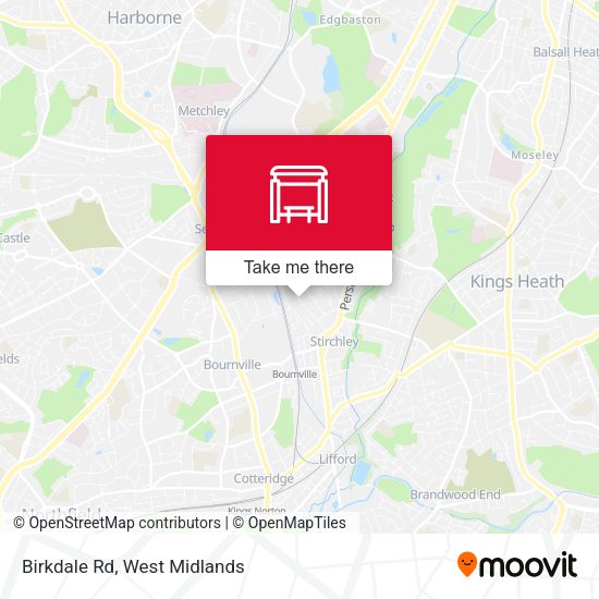 Birkdale Rd map
