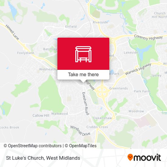 St Luke's Church map