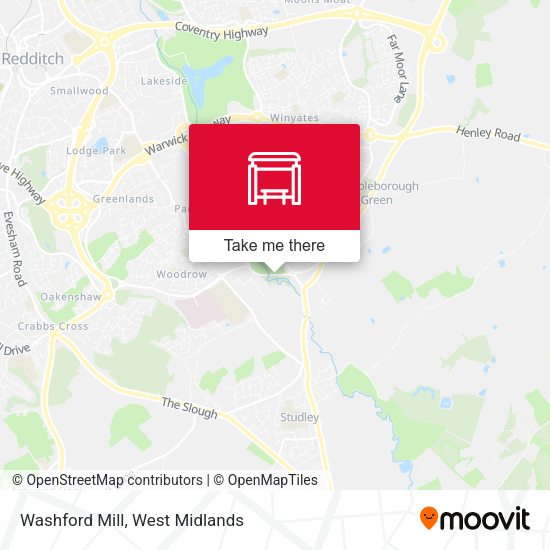 Washford Mill map