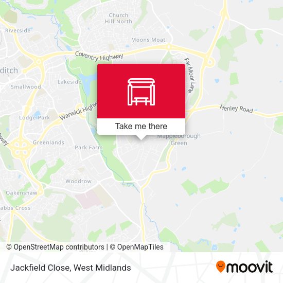 Jackfield Close map