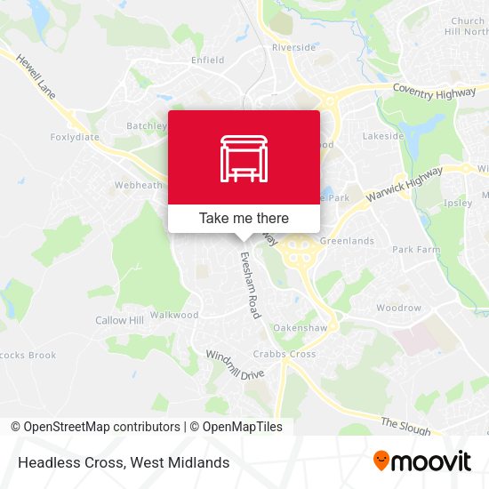 Headless Cross map