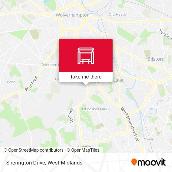 Sherington Drive map