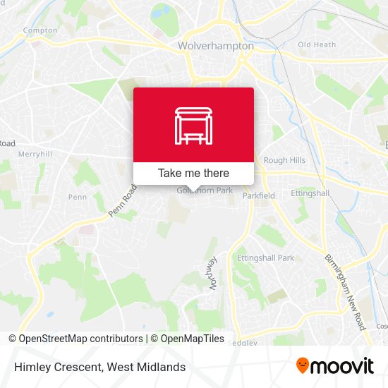 Himley Crescent map