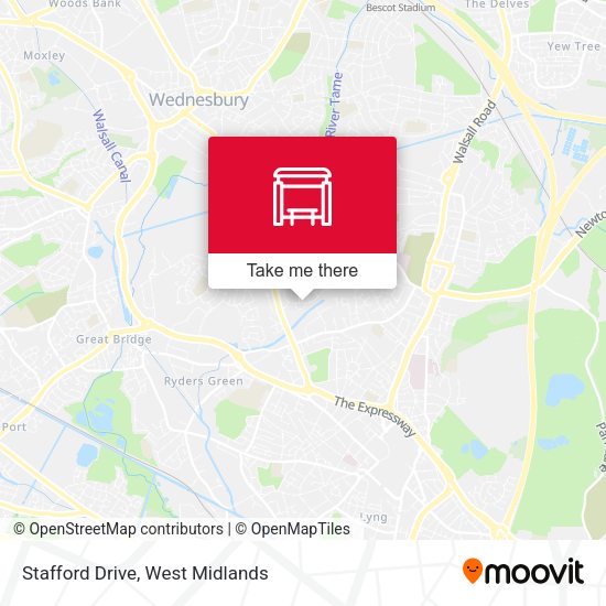 Stafford Drive map