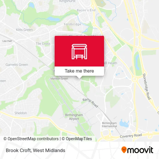 Brook Croft map