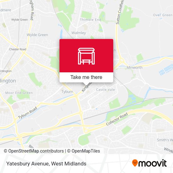 Yatesbury Avenue map