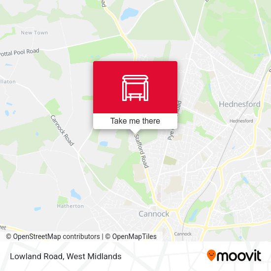 Lowland Road map