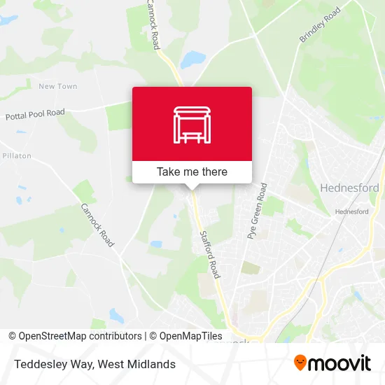 Teddesley Way map