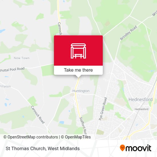 St Thomas Church map