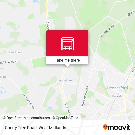 Cherry Tree Road map