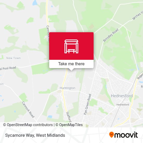 Sycamore Way map